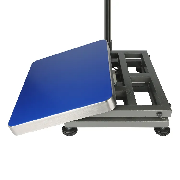 High quality customized adjustable feet carbon steel weighing platform scale for warehouse