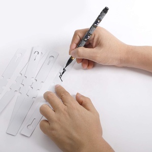 Etiquetas para plantas <span class=keywords><strong>de</strong></span> Color blanco, etiquetas <span class=keywords><strong>de</strong></span> plástico ajustables alrededor <span class=keywords><strong>de</strong></span> etiquetas colgantes impermeables para nombre <span class=keywords><strong>de</strong></span> árbol <span class=keywords><strong>de</strong></span> jardín - Product Image 3