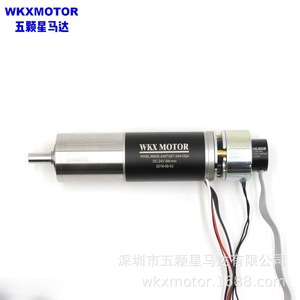มอเตอร์เซอร์โวไร้แปรงถ่านขนาดเล็ก Wkx Motor แรงดันไฟฟ้า 36V ความแม่นยำสูง ขนาดเล็ก พร้อมเกียร์แบบดาวเคราะห์ - Product Image 4