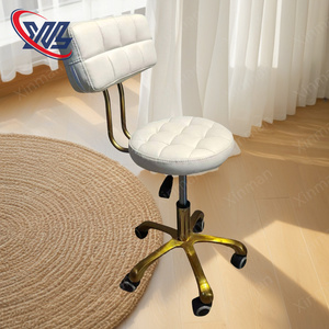 Xinman Top Quality Manicure Desk Mental <strong>Stool</strong> Chair <strong>Bar</strong> Nail Tables Salon White Custom Color and Logo for Beauty Salon Use - Product Image 1