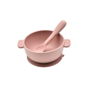ชุดจานชามซิลิโคนสำหรับเด็กทารกเด็ก,ชุดอุปกรณ์รับประทานอาหารสำหรับเด็กวัยหัดเดินปราศจาก Bpa ตามสั่ง - Product Image 3