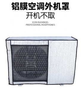 Cubierta de <span class=keywords><strong>aire</strong></span> <span class=keywords><strong>acondicionado</strong></span> cuadrada completa impermeable desmontable para unidad <span class=keywords><strong>exterior</strong></span> para escuelas piezas de sistemas HVAC película de <span class=keywords><strong>aluminio</strong></span> protector solar - Product Image 2