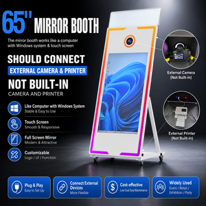 Miroir de <span class=keywords><strong>mariage</strong></span> 65 pouces, miroir magique, <span class=keywords><strong>photomaton</strong></span> avec écran de contrôle selfie pour <span class=keywords><strong>location</strong></span> d'événements de <span class=keywords><strong>mariage</strong></span> - Product Image 1