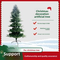 Sapin de Noël artificiel en PVC ignifuge pour décoration intérieure, idéal pour centres commerciaux, maisons et créer une ambiance festive, ornement de centre de table.