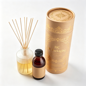 Custom Kraft Paper Tube Packaging Cylinder Box for <b>Dropper</b> <b>Bottle</b> Essential Oil Cosmetic Packaging Tube OEM Wholesale - Product Image 3