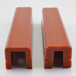 Plaque de guidage rouge pour ascenseur KONE, 140x10mm, pour pièces d'ascenseur - Product Image 1