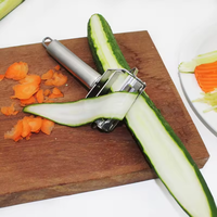 Multifunctionele roestvrijstalen fruit- en groentesnijderset met rasp en julienne-snijder