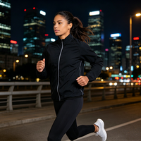 Veste de sport pour homme avec empiècements en mesh, personnalisable, légère, confortable, coupe-vent pour l'extérieur, avec fermeture éclair cachée pour homme