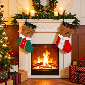 Ornements de Noël faits à la main en forme de mini-ours soldat, jouets et cadeaux de Noël, directement de l'usine - Product Image 5