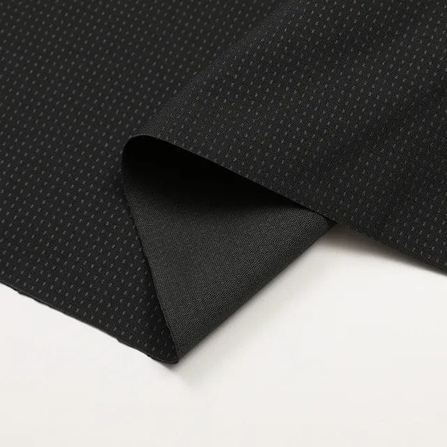 T400 POKA текстиль PD ткань с тиснением можно использовать для ткани водяной крыши ткани черного цвета