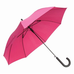 Logo Printing Bright Color Umbrella with Long Handle Semi-Automatic Straight Design-for Company Gift Advertising