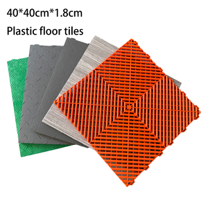 Gạch cho Sàn PVC Vinyl nhà để xe vỏ và dính nhựa gạch ngoài trời Interlock Modular rửa xe cửa hàng nhà để xe gạch lát sàn thảm - Product Image 4