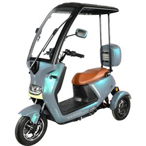 Triciclo Eléctrico de 3 Ruedas Tipo Motocicleta con Carrocería Abierta de 60V de Wuxi, China para Personas con Discapacidad - Product Image 4