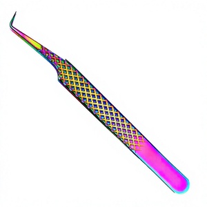 Pinzas para Extensión de Pestañas con Punta Puntiaguda, Volumen, Marca Privada, Logotipo Personalizado, Acero Inoxidable, Reutilizables, Duraderas, DANTRIC - Product Image 4