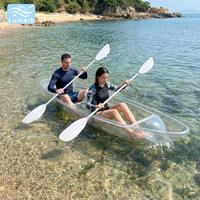 Sac flottant latéral pour siège de kayak en polycarbonate, deux places, avec pagaie double pour la pêche, personnalisé de Chine, Lumark Rotomolded