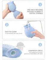 Mini Bouillotte en Silicone Portable – Pack Thérapeutique Chaud et Froid en Silicone pour Usage Domestique