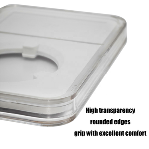 Support de Présentation UV pour Slab de Monnaie Pré-assemblé, Personnalisé, à Bord Plat, Scellé par Ultrasons, Écologique, en TPE, PC/PS et Acrylique - Product Image 5