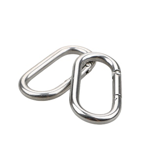 Thép không gỉ 304 316 201 thẳng cổng hình bầu dục <span class=keywords><strong>Snap</strong></span> móc Carabiner thẳng <span class=keywords><strong>Snap</strong></span> Móc leo núi móc - Product Image 6
