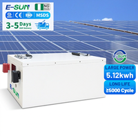 Baterai LFP Nigeria 12v 24v Desain Modular yang Dapat Ditumpuk 100ah 200ah 280ah Baterai LiFePO4 Tenaga Surya dengan Perlindungan BMS Cerdas