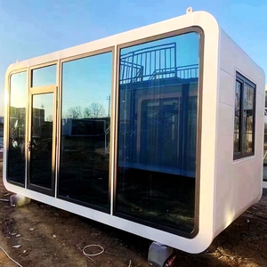 Sinoy 40 pies 20 pies Apple Cabin Prefab Desmontable Personalizado 2 Dormitorios Móvil Pequeña Casa Modular Space Capsule House Airbnb Renting - Product Image 3