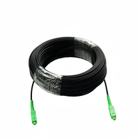 Câble de raccordement à fibre optique FTTH réseau 4G/3G 30m 3.0mm avec cordon de raccordement SC/APC LC/APC pour utilisation