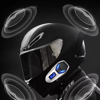 Nouveau casque de moto K12 avec écouteurs Bluetooth 5.4, réduction de bruit ENC, radio FM, stéréo HD, batterie 40H pour les longues distances