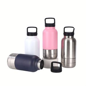 Distributeur d'eau pour animaux de compagnie 3 en 1 avec gamelles en acier inoxydable, portable, pour chiens et chats, vente en gros, marque privée OEM - Product Image 4