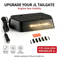 Feu arrière de chargement à LED avec batterie intégrée pour Jeep Wrangler JL 18-24, lumière du jour 6000K, indice de protection IP65, angle de faisceau 120°, commande par interrupteur
