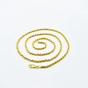 Fine Fashion 925 Sterling Silver Chain Necklace Twist Chain Rapper Rope Chain 925 Silver Jewelry For Men Women