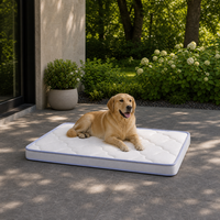 Matelas pour chien de grande race avec support épais, design rafraîchissant en silicone, idéal pour les voyages, les jardins ombragés et l'extérieur