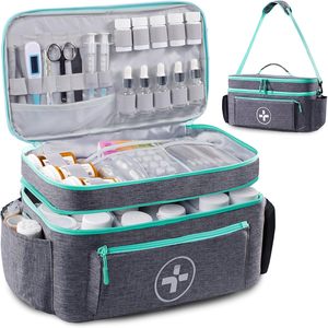 Trousse médicale miniature portable résistante à l'eau, blanche, pour la maison, les voyages, les urgences, organiseur de rangement - Product Image 4