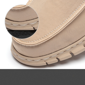 Zapatos náuticos de lona para hombre, calzado informal superior e impermeable, de espuma de goma, ligeros - Product Image 4