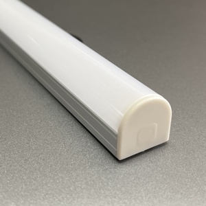 SDW110 Difusor semi redondo Led Perfil de aluminio Techo 18*18mm Tira de LED Canales de luz - Product Image 4