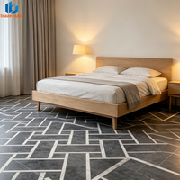 Carrelage effet marbre de luxe 800x800mm brillant à motif festonné pour salle de bain, café, salle d'exposition