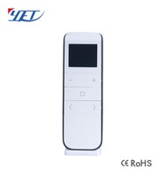 Control Remoto Inalámbrico Universal de 433MHz y 15 Canales, 15 Controles Remotos Independientes, Apto para Cortinas Automáticas YET188