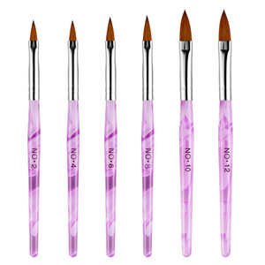 Wellflyer <span class=keywords><strong>NABR</strong></span>-031แปรงอะคริลิค6ชิ้นแปรงทาเล็บ - Product Image 4