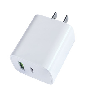 Adaptador de Carga Rápida USB Tipo-C PD de 20W, <span class=keywords><strong>Cargador</strong></span> de Pared con Enchufe para UE, EE. UU. y Reino Unido, con Protección OTP para <span class=keywords><strong>iPhone</strong></span> 16 y Otros Teléfonos Celulares - Product Image 1
