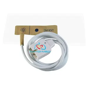 Cables médicos Amydi-med, suministro sanitario compatible con DATASCOPE DATEX OHMEDA DB9, sonda de Sensor SpO2 desechable para bebés de 9 pines