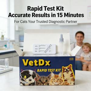 Meilleur prix fabricant BEST VET – Test rapide de dépistage de la leucémie féline (Ag) – Échantillons gratuits pour usage en clinique vétérinaire - Product Image 5