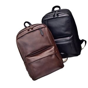 Mochila de Cuero PU de Gran Capacidad para Hombre, Estilo 2026, Bolso de Lujo para Exteriores, Mochila Escolar Masculina, Mochila de Negocios - Product Image 1