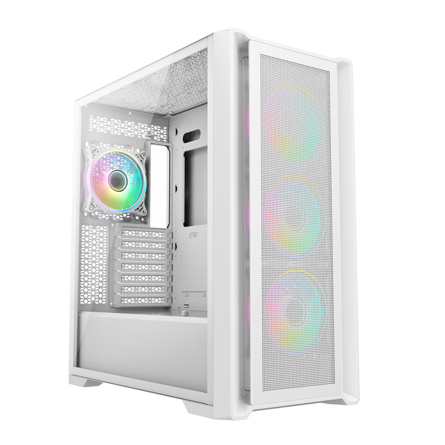 Hot Selling Bulk Package Computer Parts and Accessories Economical SPCC Black Coating New ATX Computer Desktop Pc