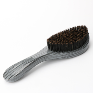 Abeis bajo MOQ 100% de cerdas de jabalí de cepillos para el pelo de madera de grano de la onda cepillo curvado 360 cepillo - Product Image 5
