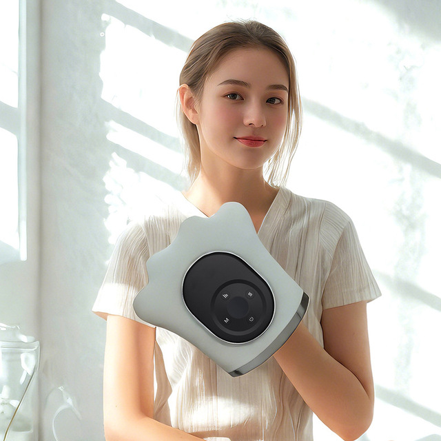 Smart Wireless Heating Temperature Adjustable Electric Hand Massager for Hand Therapy and Fingers Pain Relief