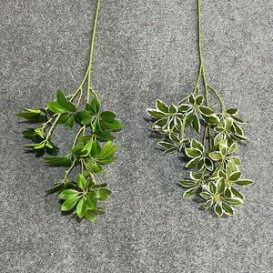 Bande de plante artificielle en bois de cajou 30cm-100cm, fleur en soie verte et blanche, accessoire de décoration de mariage - Product Image 1