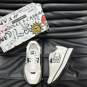 Zapatillas Vstreetstyle Dolcegabban para Hombre y Mujer, de Cuero Blanco, con Punta de Goma, Tobillo Bajo, Forro de Piel de Oveja, Transpirables para Verano - Product Image 3