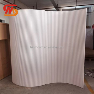 SMOOTH Modern <b>Backdrop</b> Mariage Arch <b>Backdrop</b> Ripple Pvc Background Event Curved <b>Backdrop</b> - Product Image 2