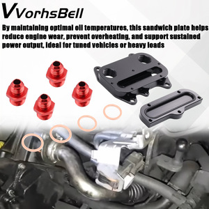 Adaptateur de refroidisseur d'huile FMOC2 en alliage d'aluminium pour Audi Volkswagen 1.6L 2.0L TDI, kit de mise à niveau du moteur diesel - Product Image 3