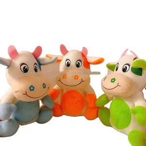 Benutzer definierte süße hohe Qualität Super weiche Pleuche Plüsch Kuh Mädchen Spielzeug
