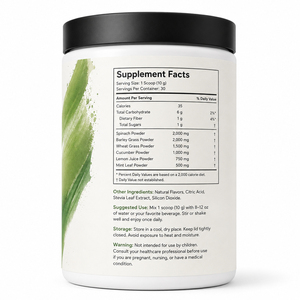 OEM/ODM Complément Alimentaire Biologique Mélange Champignons Herbes Vitamine Superaliments Super <span class=keywords><strong>Jus</strong></span> Lancement Quotidien Verts Poudre pour la Santé - Product Image 2