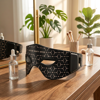 Masque oculaire de luminothérapie rouge portable TSD, 30 LED pour stimuler le collagène, réduire les poches sous les yeux et les rides, en silicone rechargeable